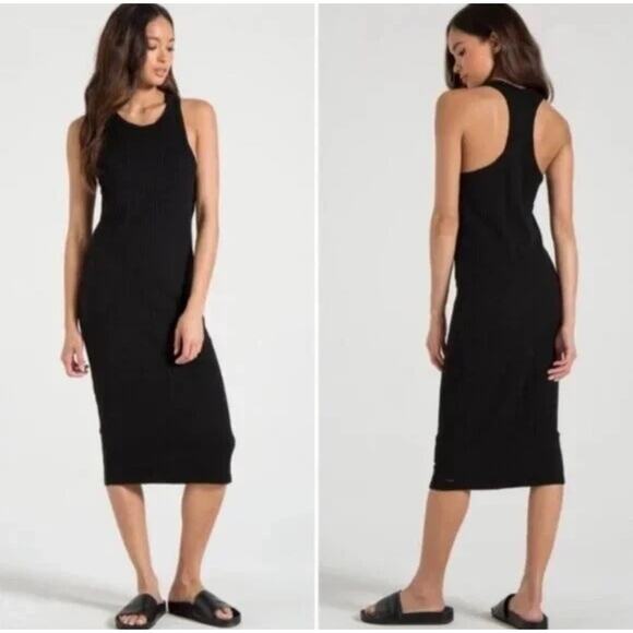 N:PHILANTHROPY Sleeveless Midi Alto Dress in Black Cat Medium NWT - Picture 1 of 11